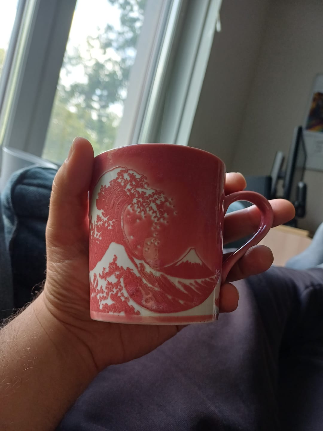 Customer photo review of Kanagawa Röd Japansk Mugg