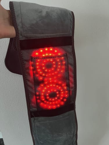Customer photo review of Ceinture Lombaire Chauffante & Massante Rechargeable