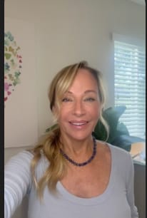 Customer photo review of Lapis Lazuli Beaded Necklace