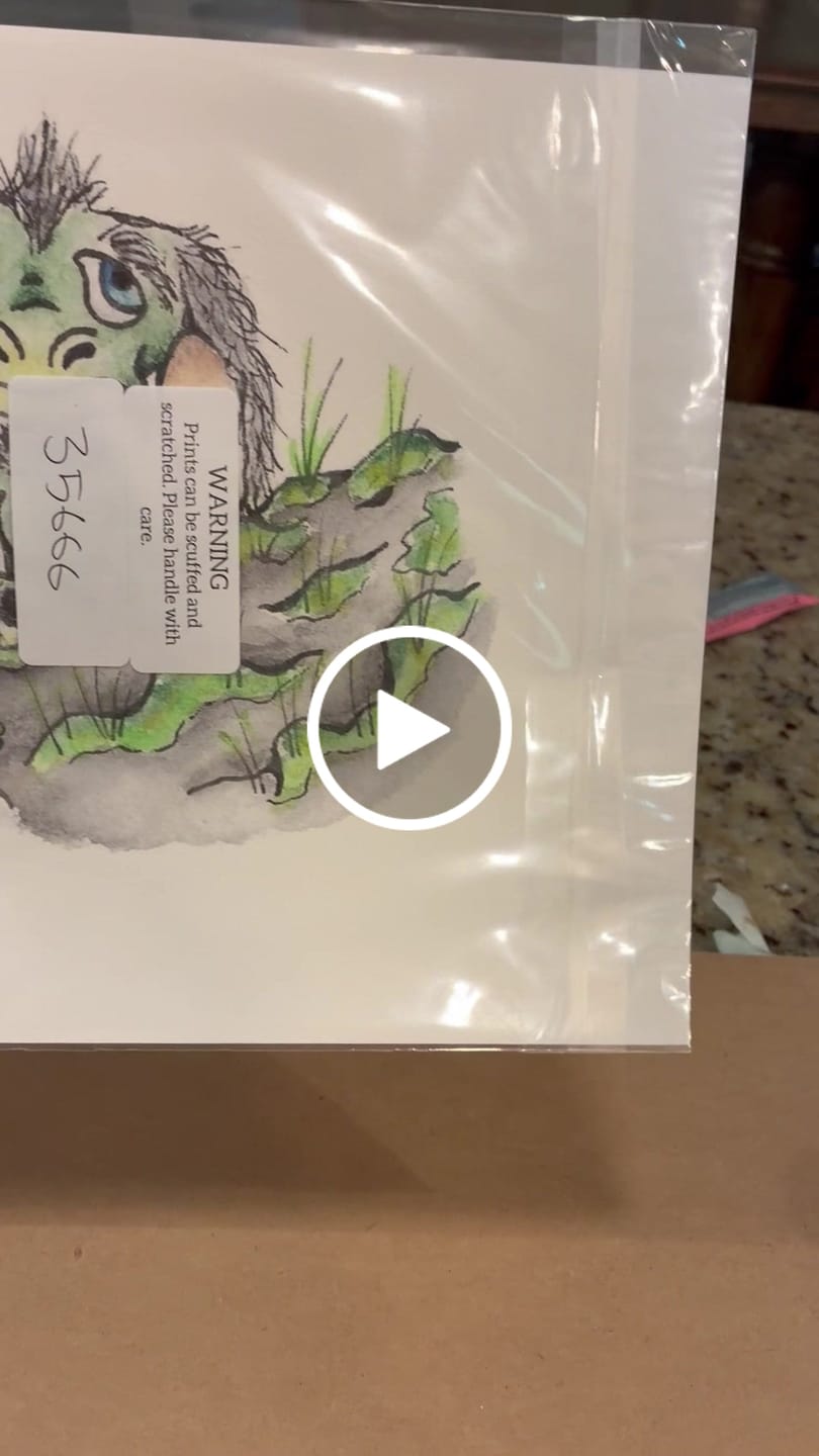 Customer video review of 9x12 Giclee Fine Art Prints