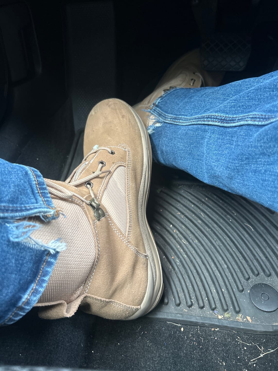 Customer photo review of Original Dutch Military Air Force Pilot Boots Genuine Leather Tactical Desert