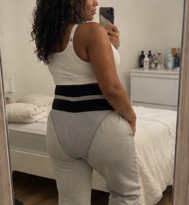 Customer photo review of Period Relief Heat & Massage Wrap