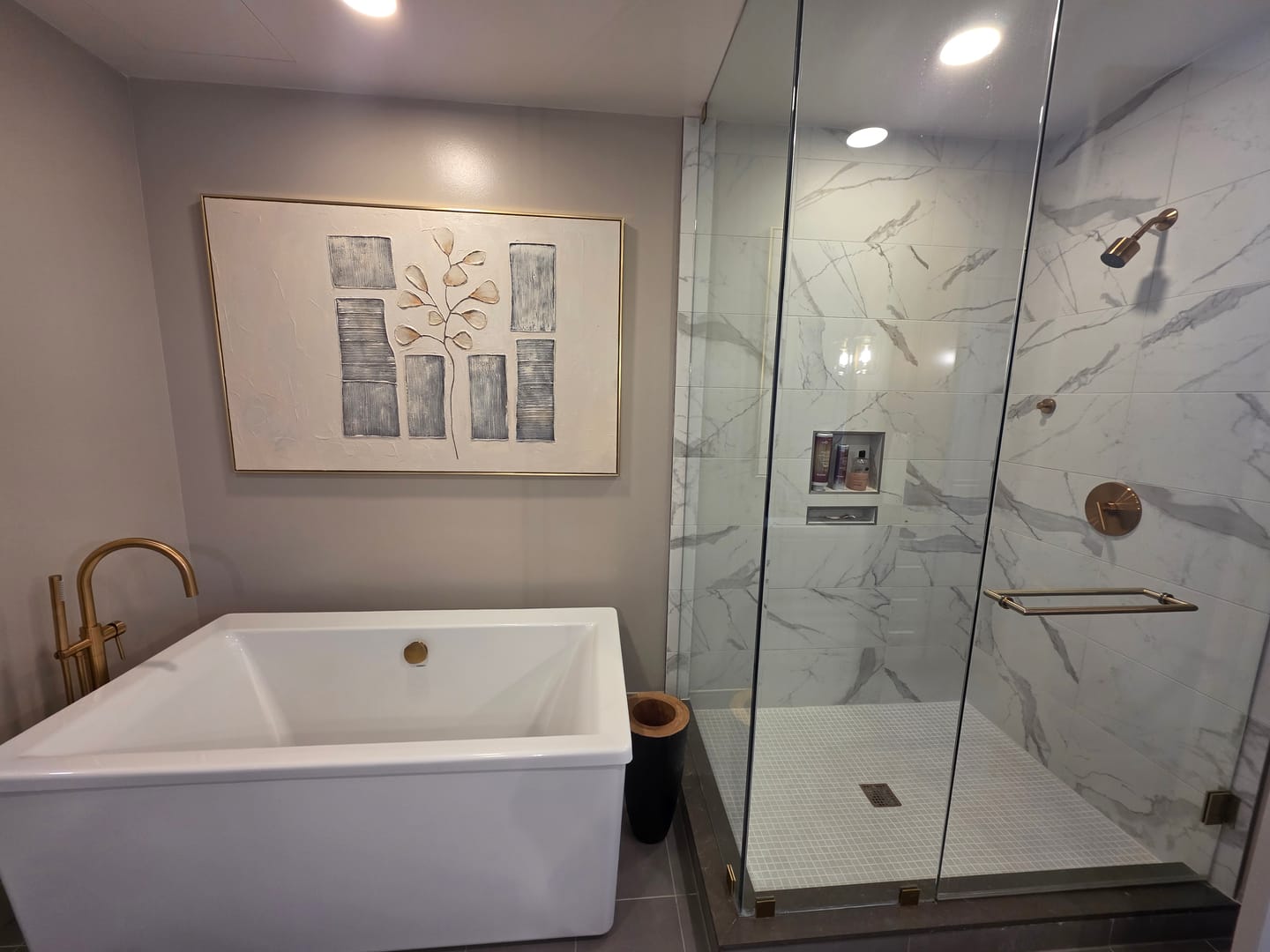 Customer photo review of Botanical Balance – Textured Botanical Abstract Wall Art