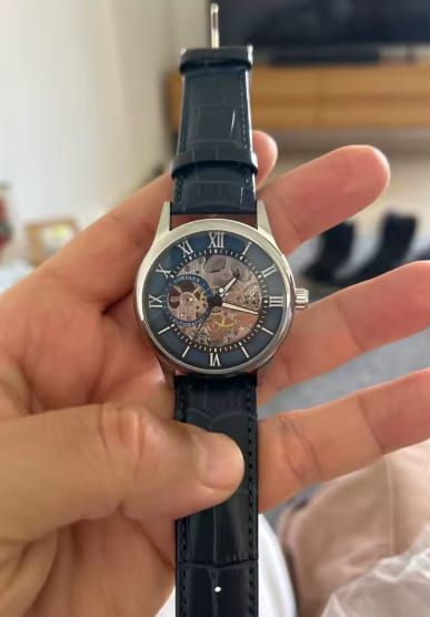 Customer photo review of Reloj Amox Skeleton Automático