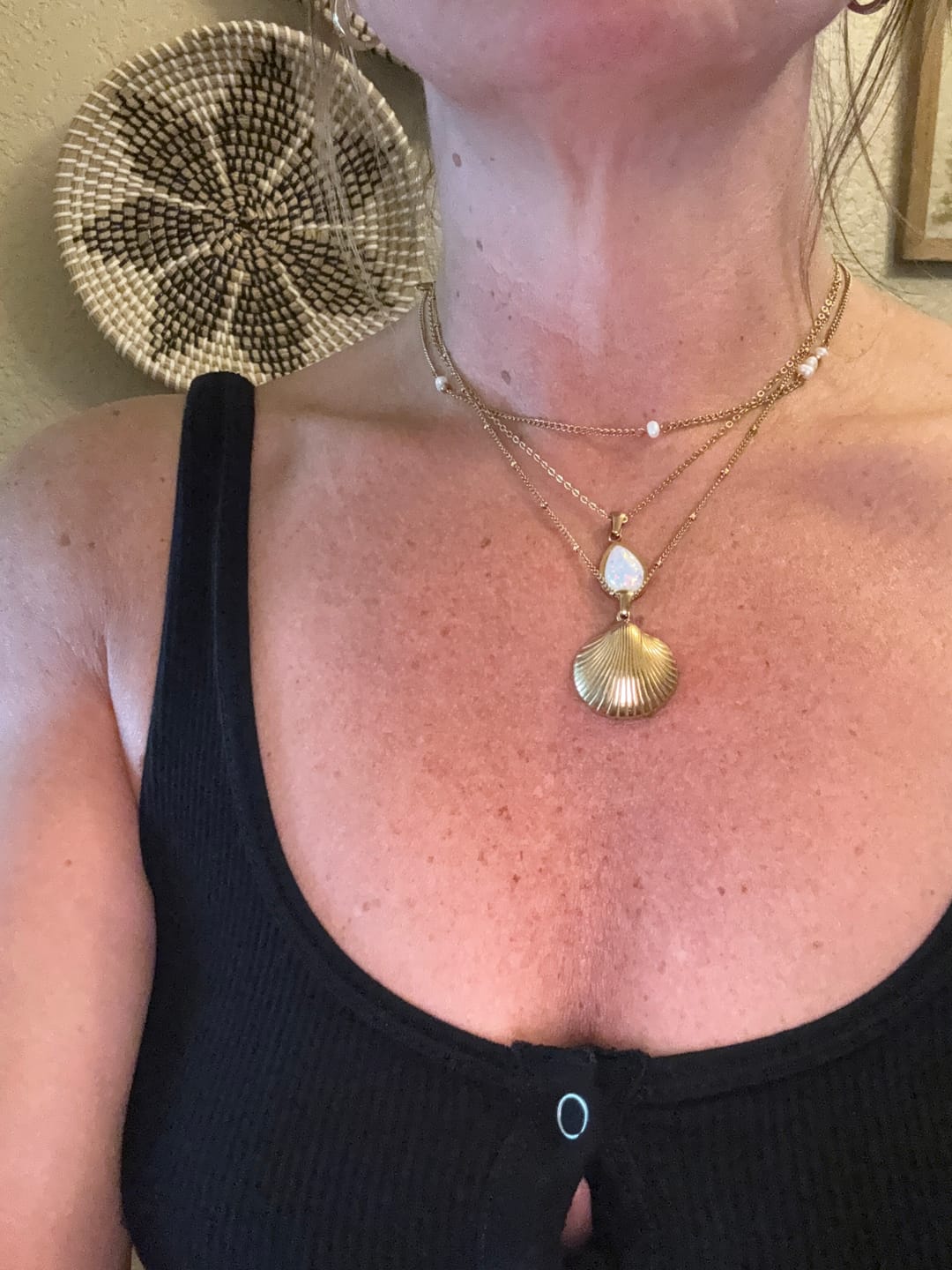 Customer photo review of Bondi Pearl Necklace