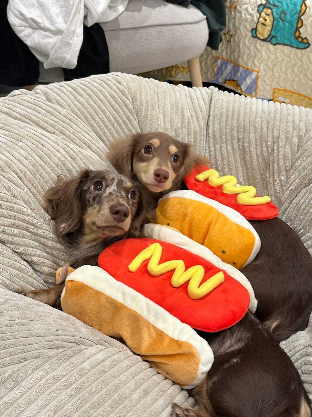 Customer photo review of Sausage Adjustable Costume Suit