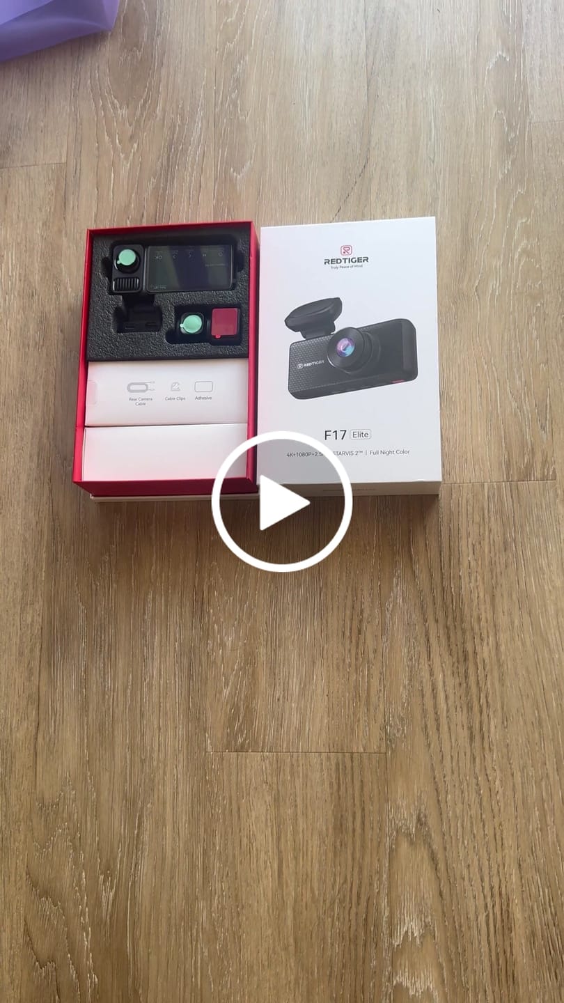 Customer video review of REDTIGER F17 Elite 4K 3 Channel Car Vlog Dash Cam Sony STARVIS 2 Dual HDR WIFI 6 Full Night Color