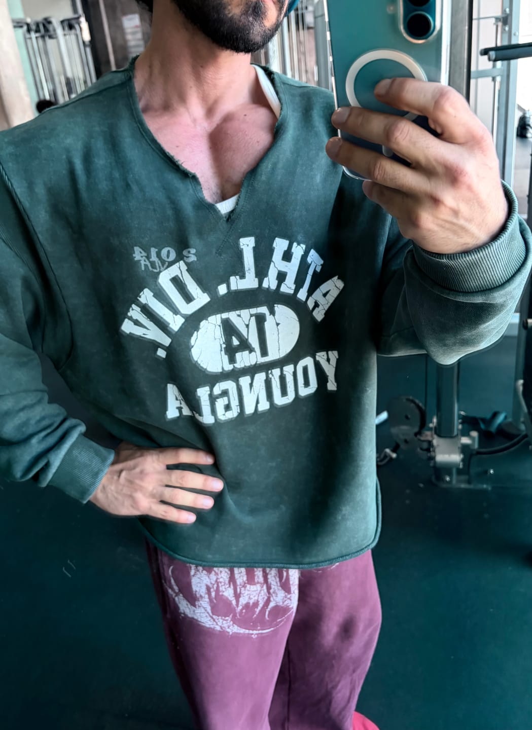 Customer photo review of 8098 - Golden Era Pump Cover Crewneck