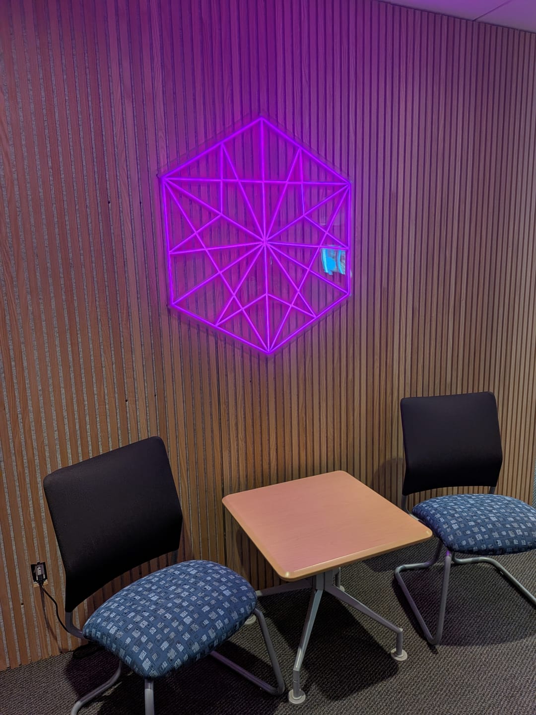 Customer photo review of Acoustic Slat Wall Panel | Natural Oak with Gray Felt | Premium 3-sided Wood Veneer