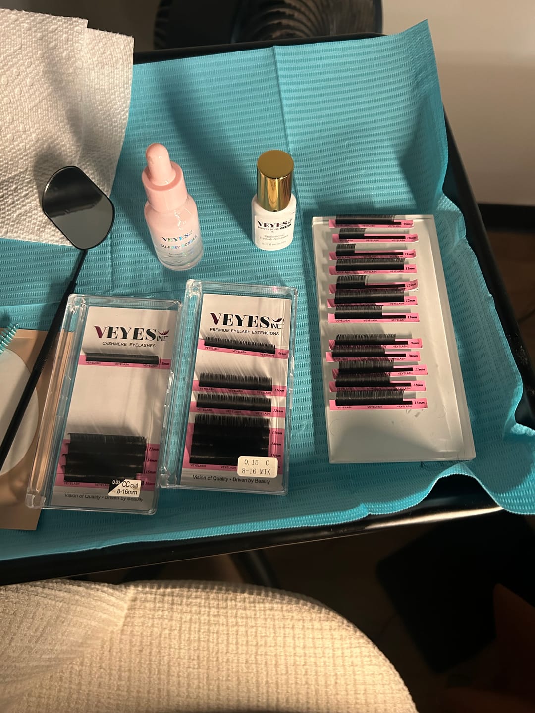 Customer photo review of VEYESINC Cashmere Lashes - 0.03MM