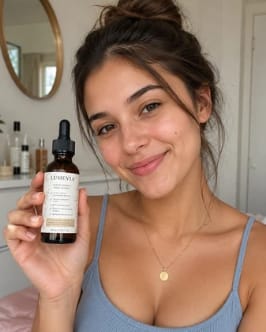 Customer photo review of Natürliches Öl gegen unerwünschte Gesichtshaare