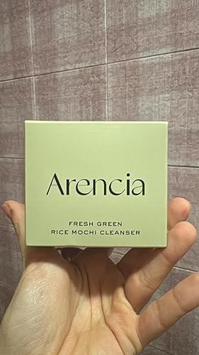 Customer photo review of Arencia Rice Mochi Cleanser – Detergente Viso Idratante ed Esfoliante 120 g