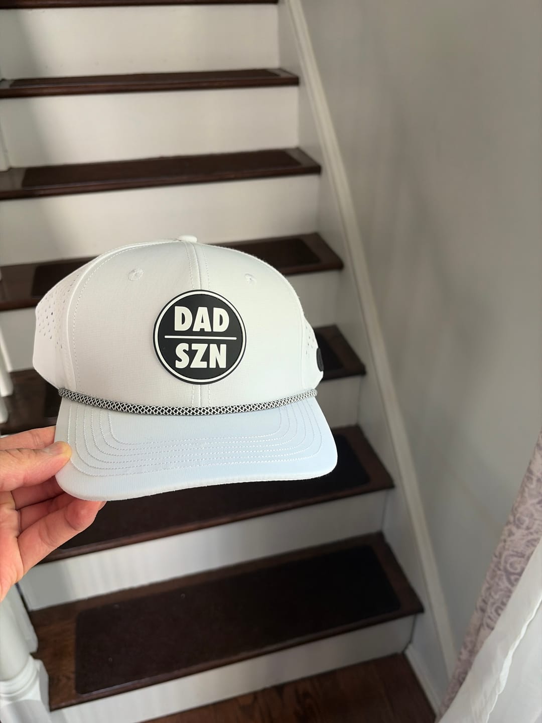 Customer photo review of DAD SZN Modern Performance Rope Hat - White Water-Resistant