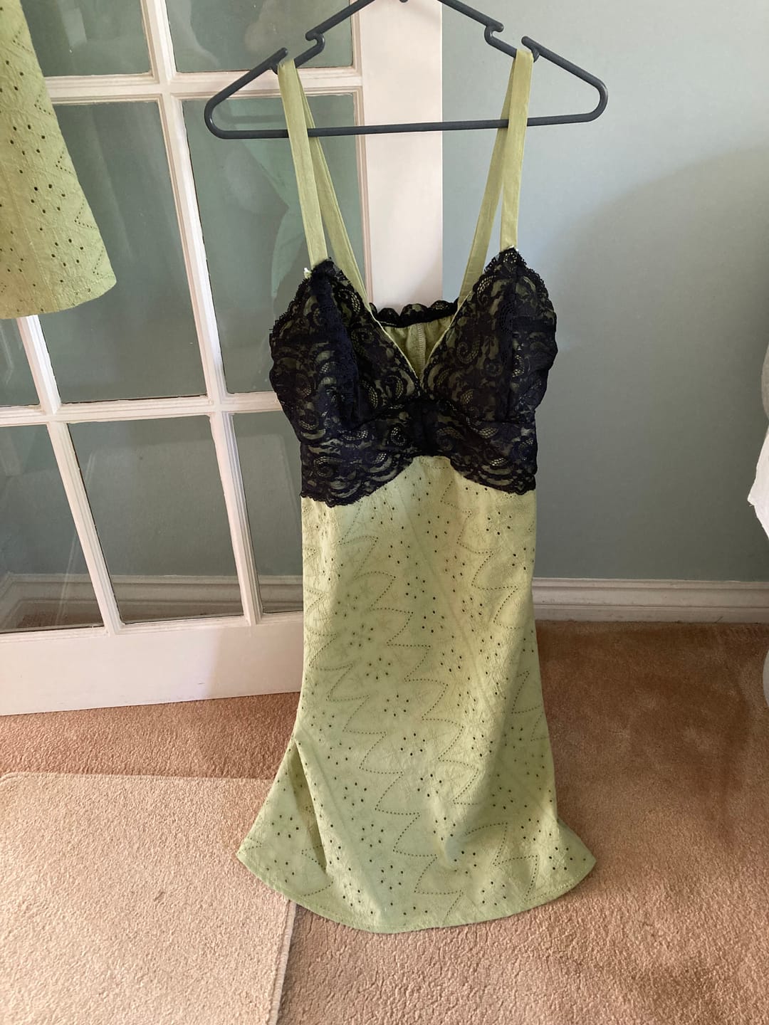 Customer photo review of Luxurious Cotton Broderie Anglaise - 60" Wide - Variations Available