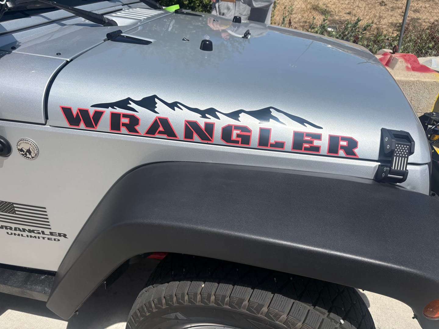 Customer photo review of Hood Lettering | Set of 2