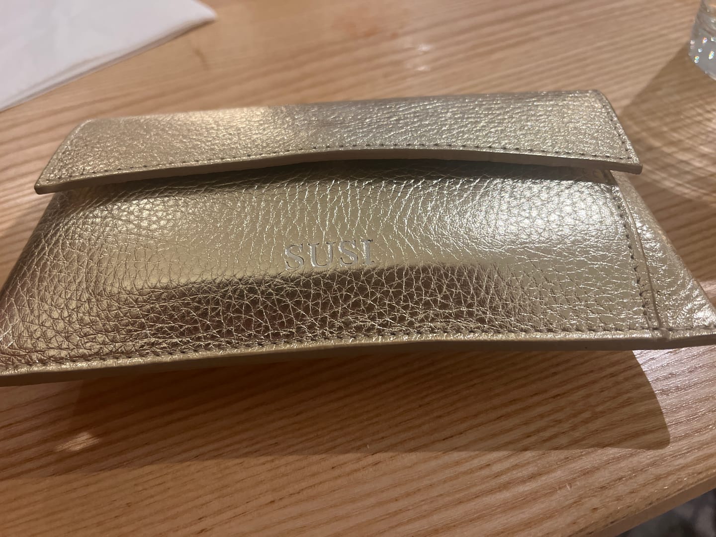Customer photo review of Leather Lady Wallet