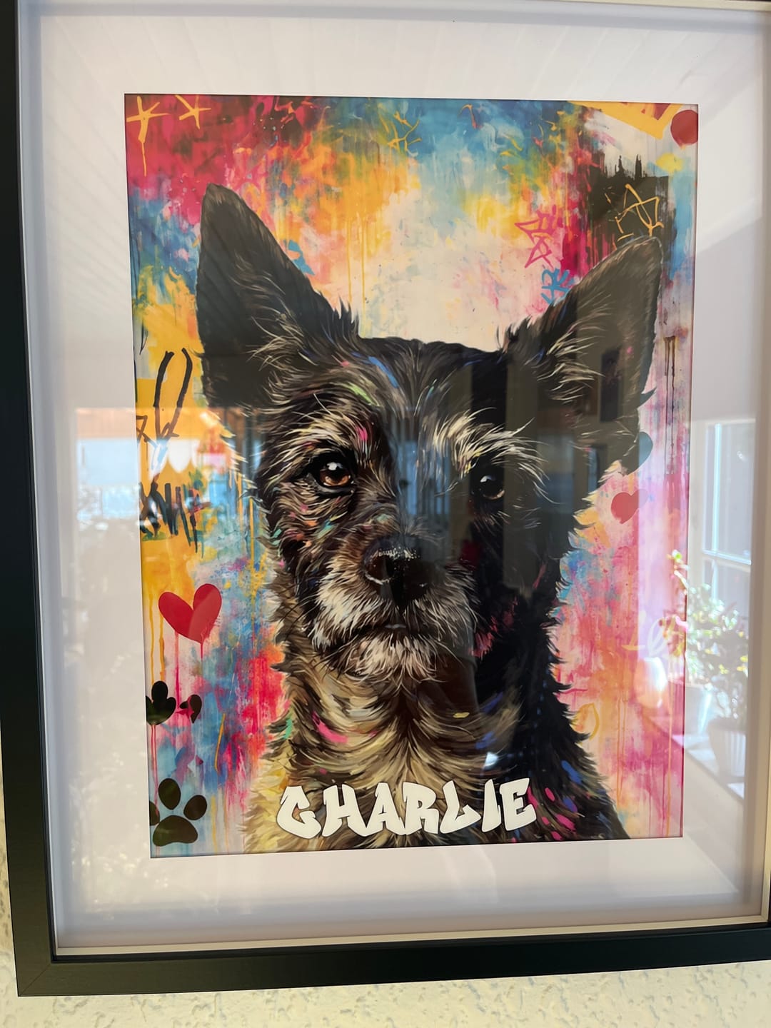 Customer photo review of Personalised Poster - Graffiti