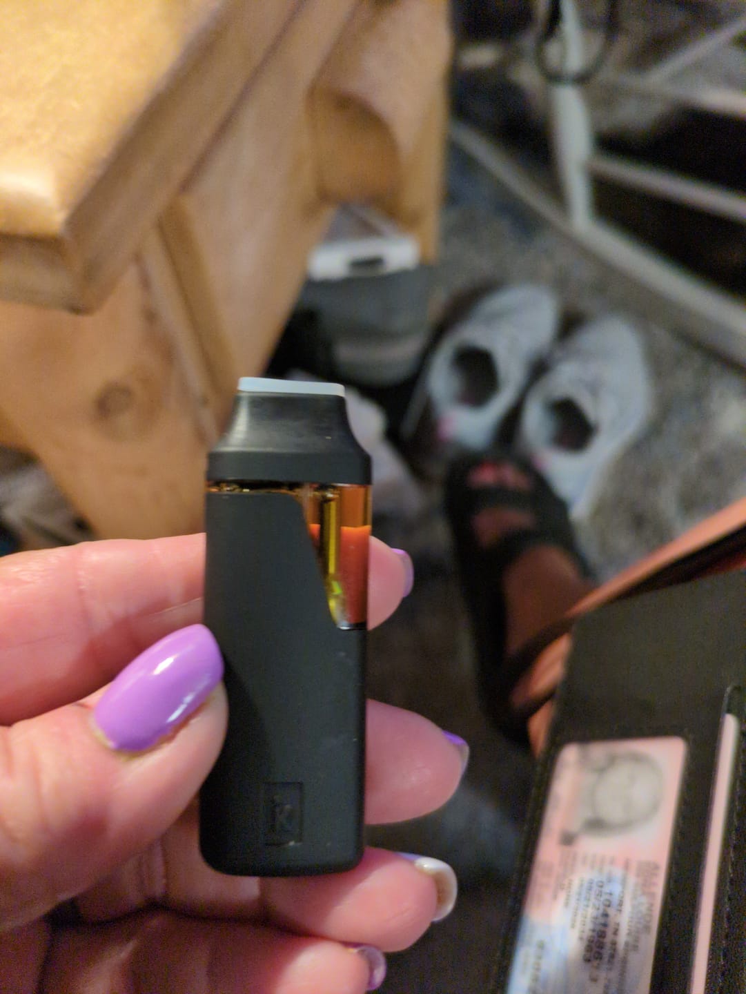 Customer photo review of PUR VYB - 2G THCa Live Resin Candy Runtz - Hybrid
