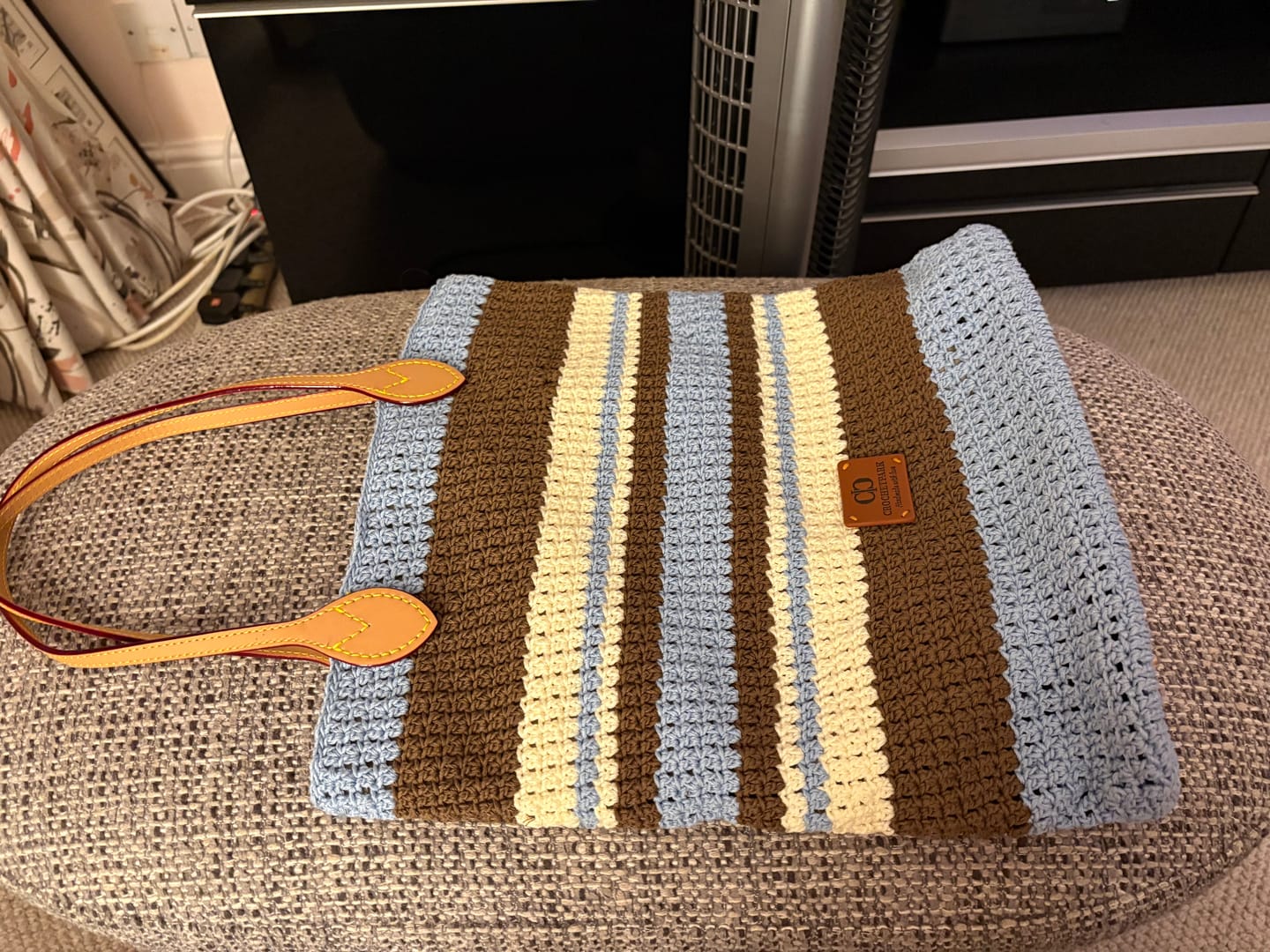 Customer photo review of Sunday Tote Crochet Kit