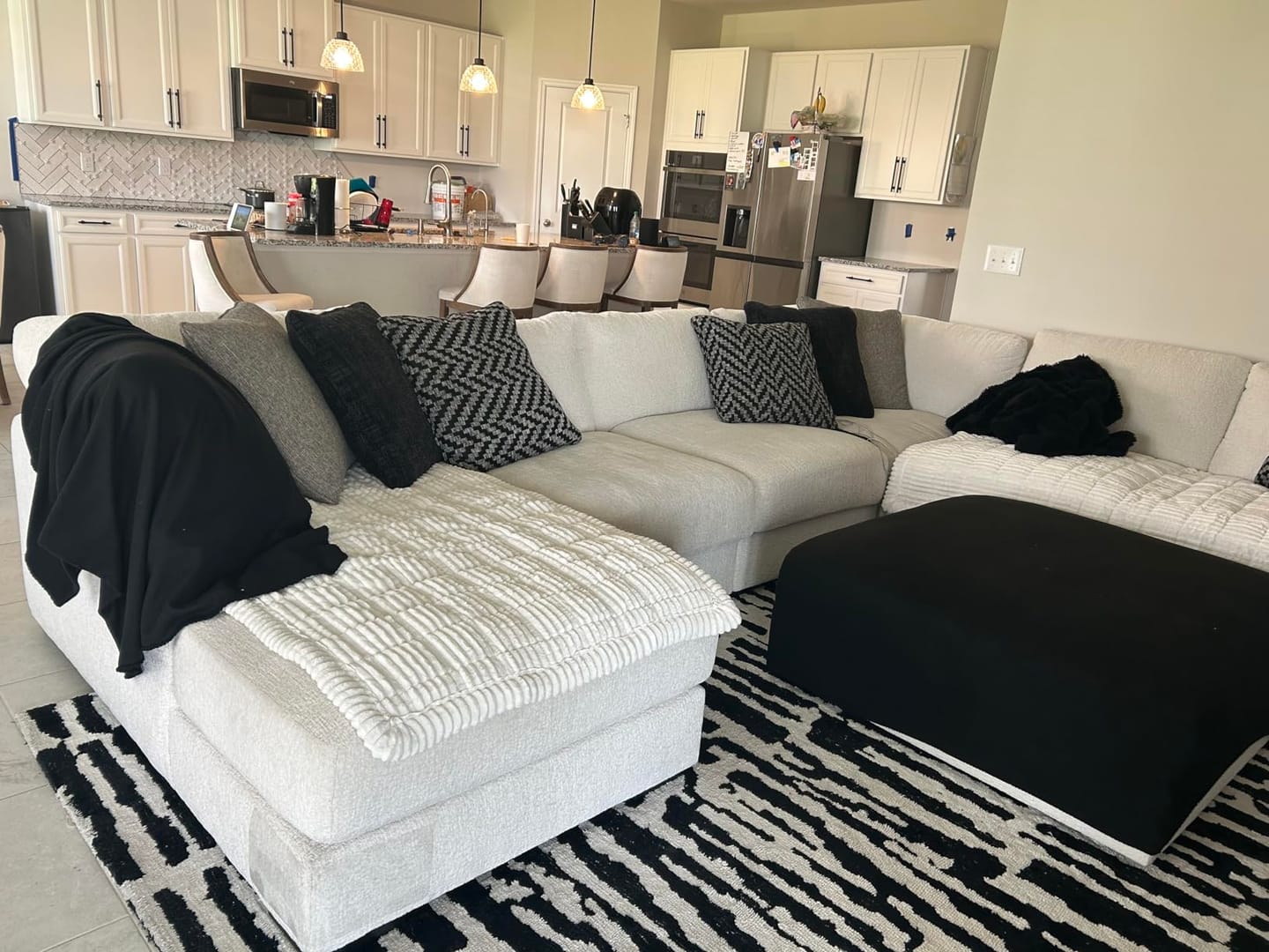 Customer photo review of Koselig Sofatrekk