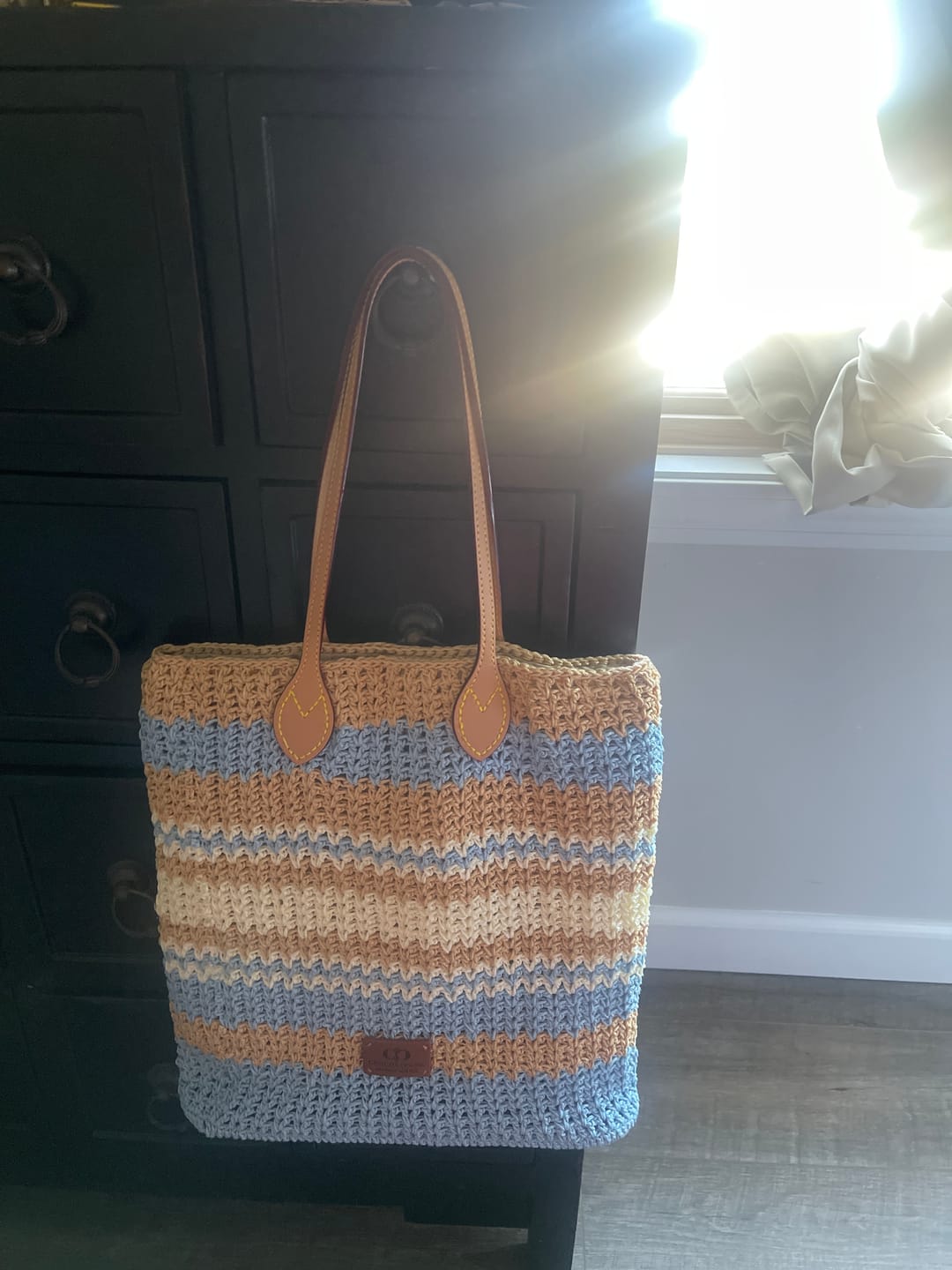 Customer photo review of Sunday Tote Crochet Kit