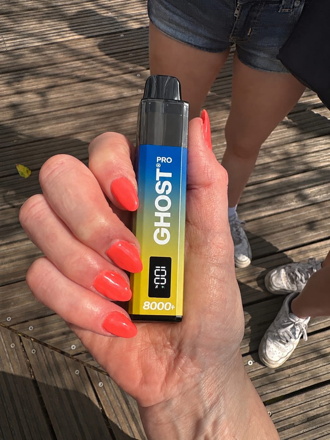 Customer photo review of Ghost Pro 8K Puffs | Vape Deascartável Portugal 2% Nicotina