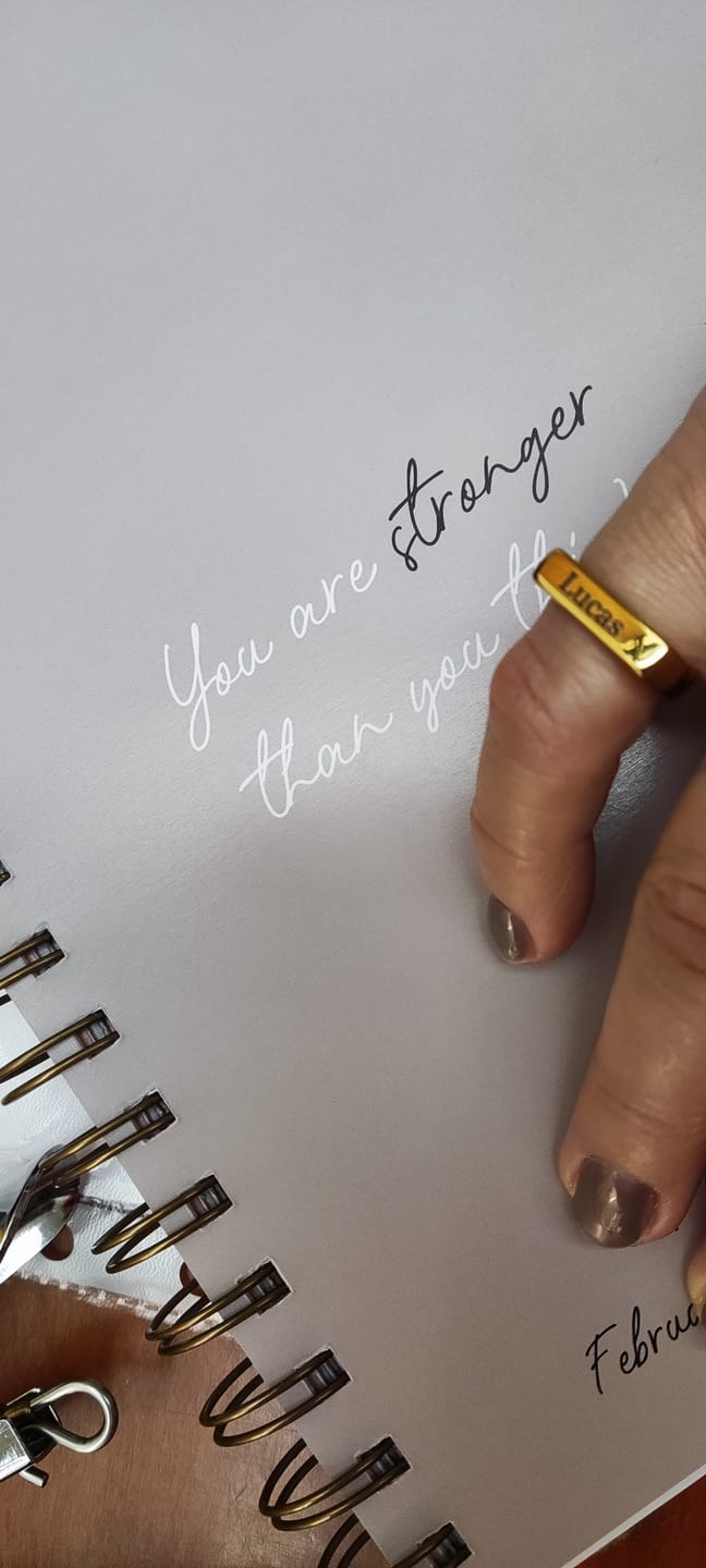 Customer photo review of Anel Hera Personalizável