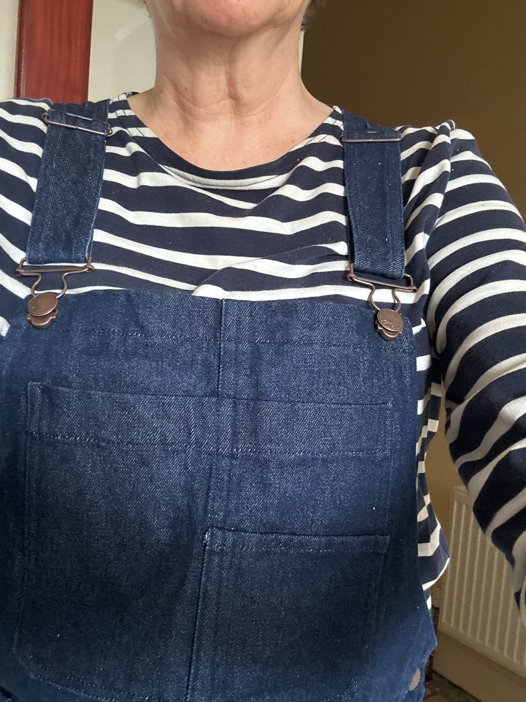 Customer photo review of Dungarees Hardware Kit | Aged Copper