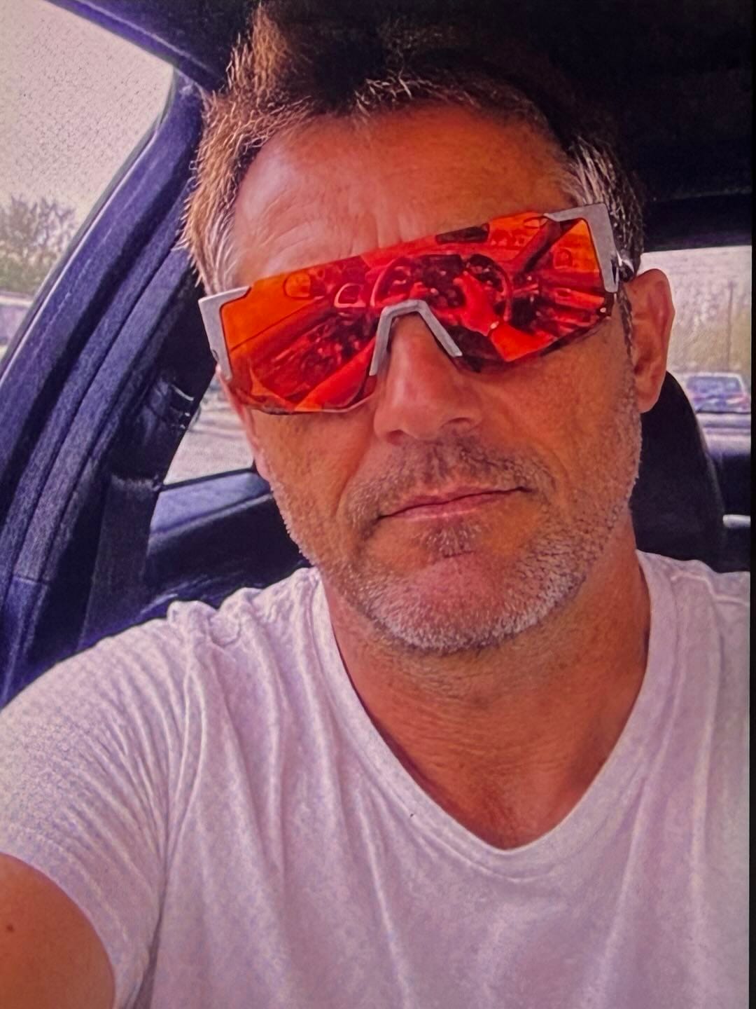 Customer photo review of Men's Polarized Fit-Over Sunglasses