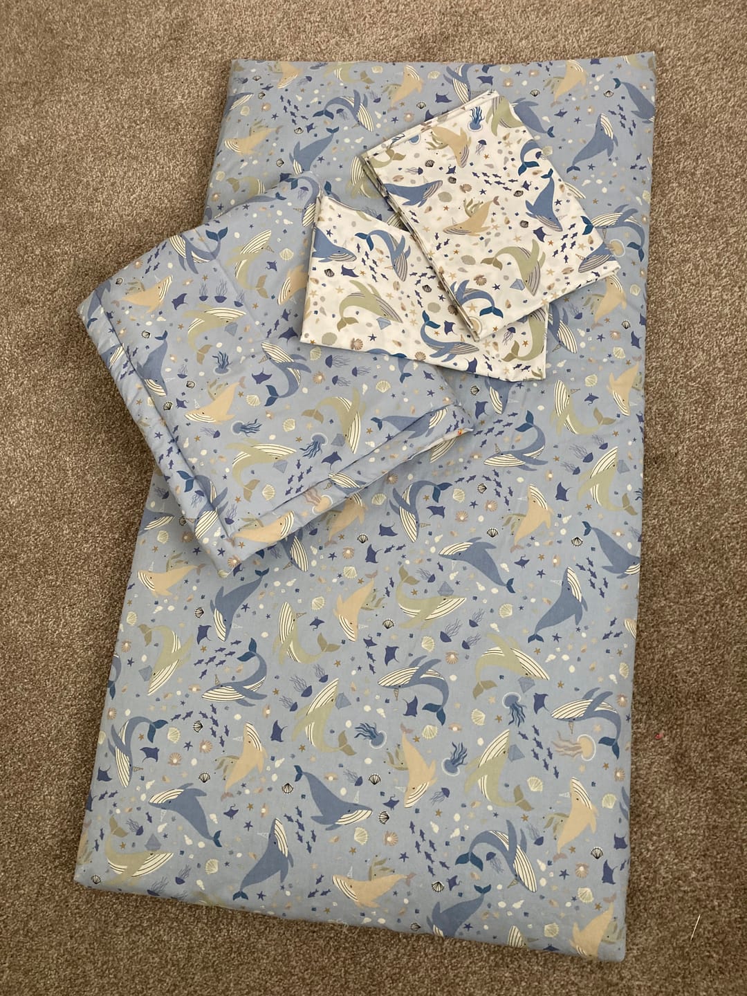 Customer photo review of Seaside Charm Cotton Poplin Fabric