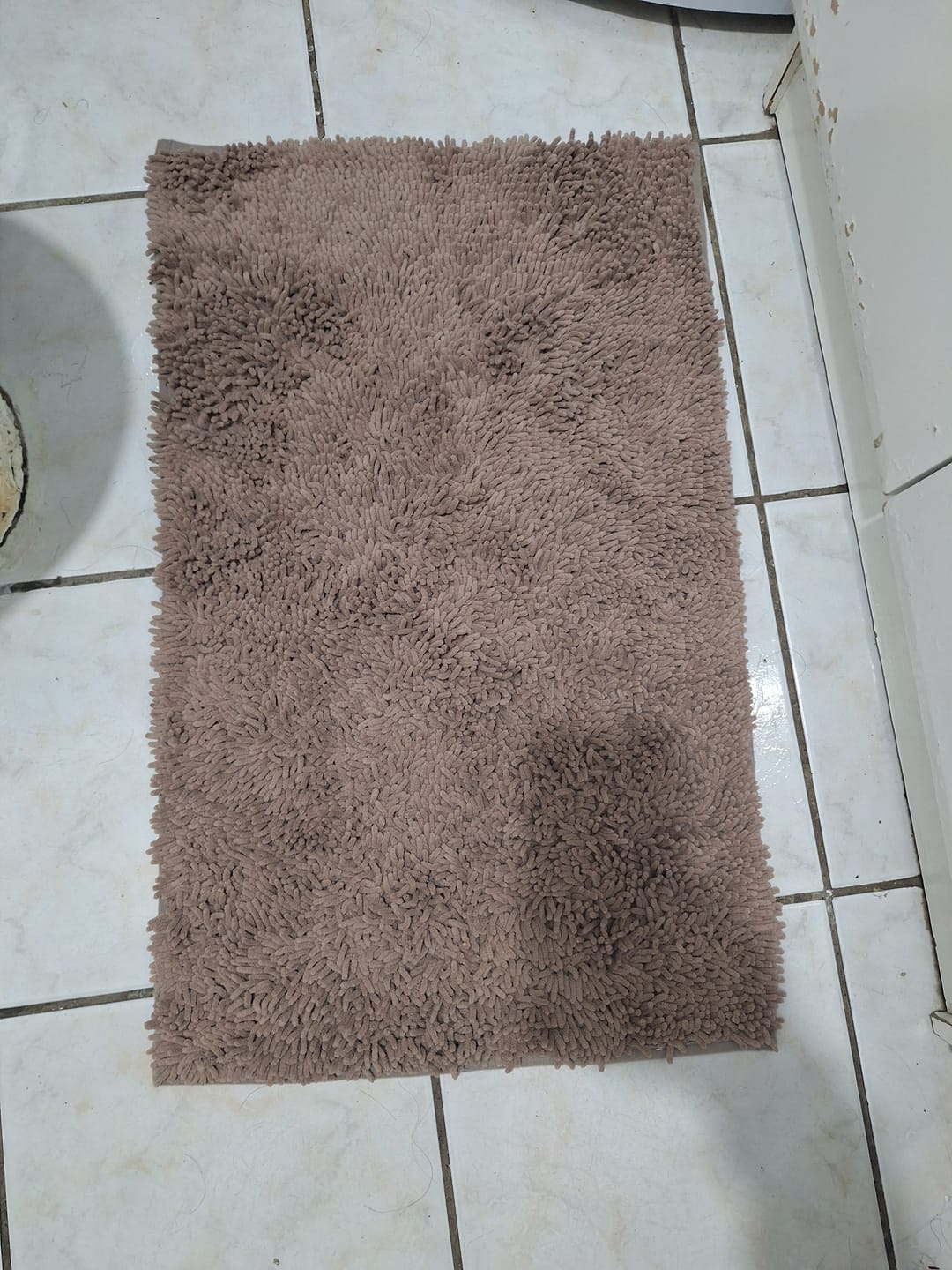 Customer photo review of Tapete Alfombrilla De Baño Super Absorbente Piso Tina Ducha
