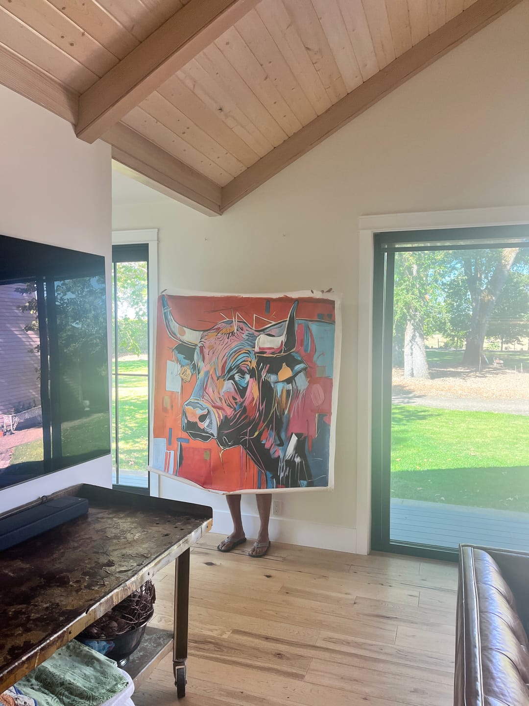 Customer photo review of Animal Canvas Art #AN110