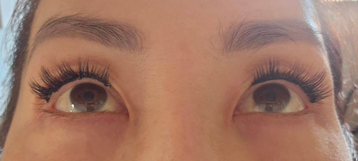 Customer photo review of LUX lash style G 36 cluster pack DIY eyelash extensions
