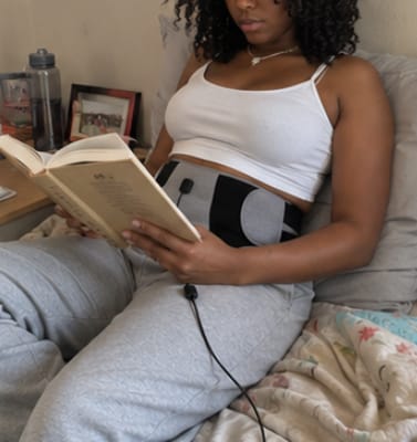 Customer photo review of Period Relief Heat & Massage Wrap