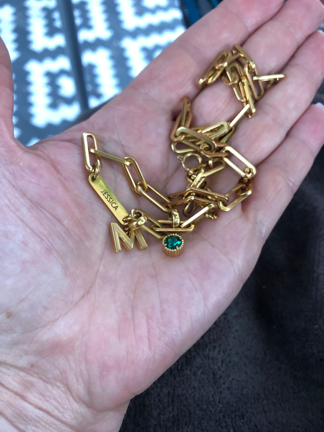 Customer photo review of Colar Matilde