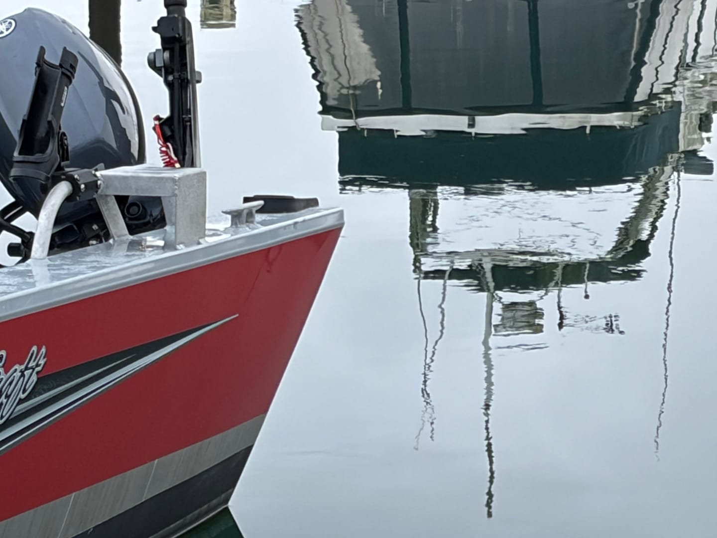 Customer photo review of Custom Digital Boat Name Logo Design