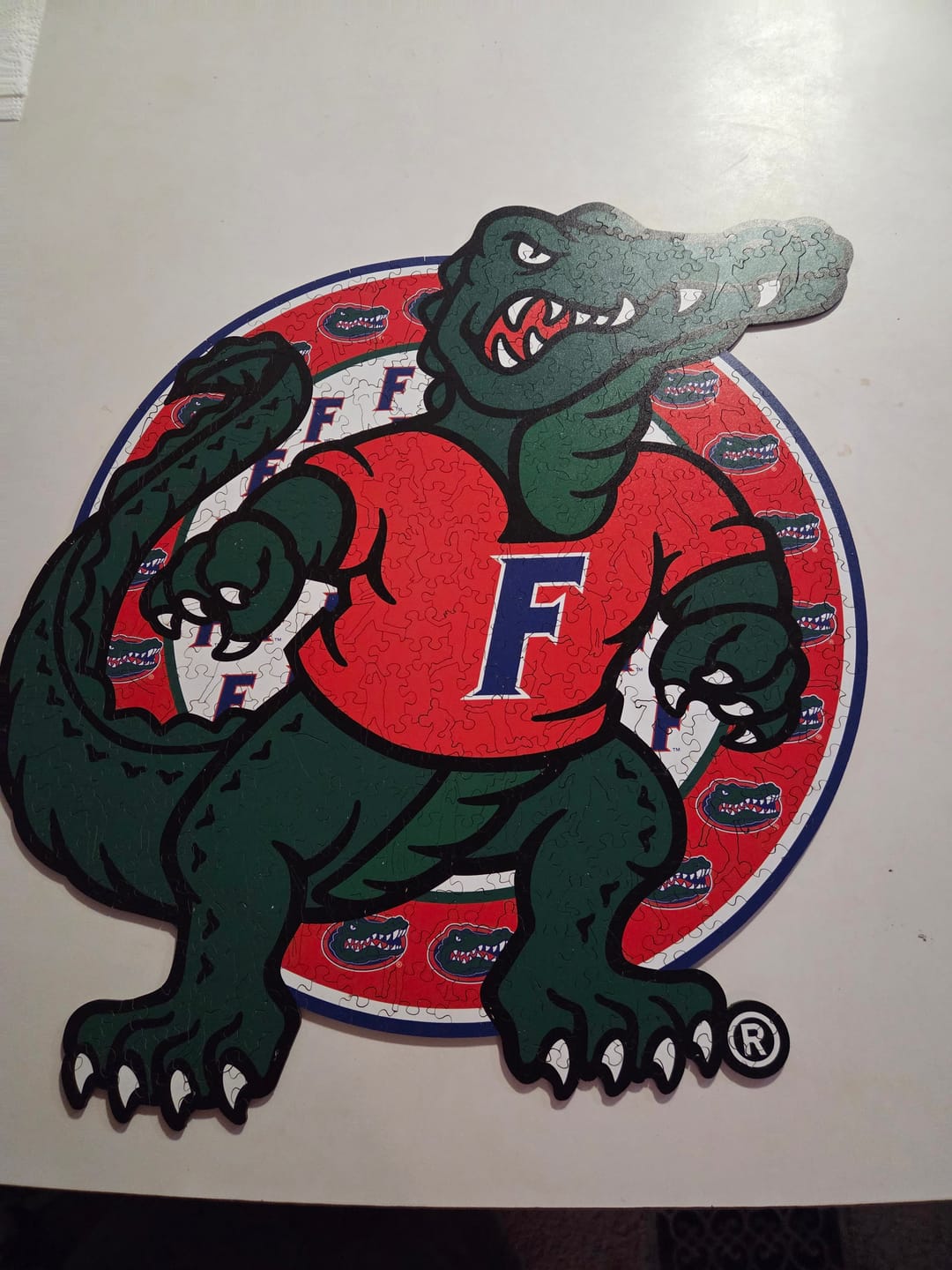Customer photo review of Florida Gators Mascot Wooden Puzzle