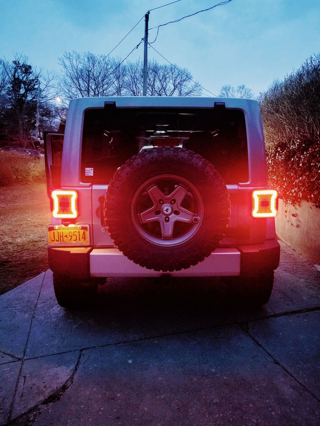 Customer photo review of JK to JL Conversion Tail Lights- Smoked  for 07-18 Wrangler JK/ JKU(DOT Approved)