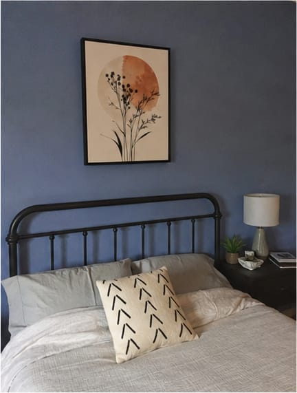 Customer photo review of Terracotta Botanical Canvas Wall Art