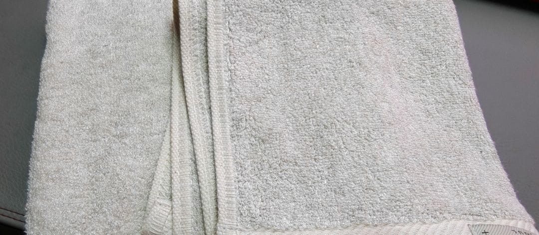 Customer photo review of Premium Copper Face Towel | Antibacterial