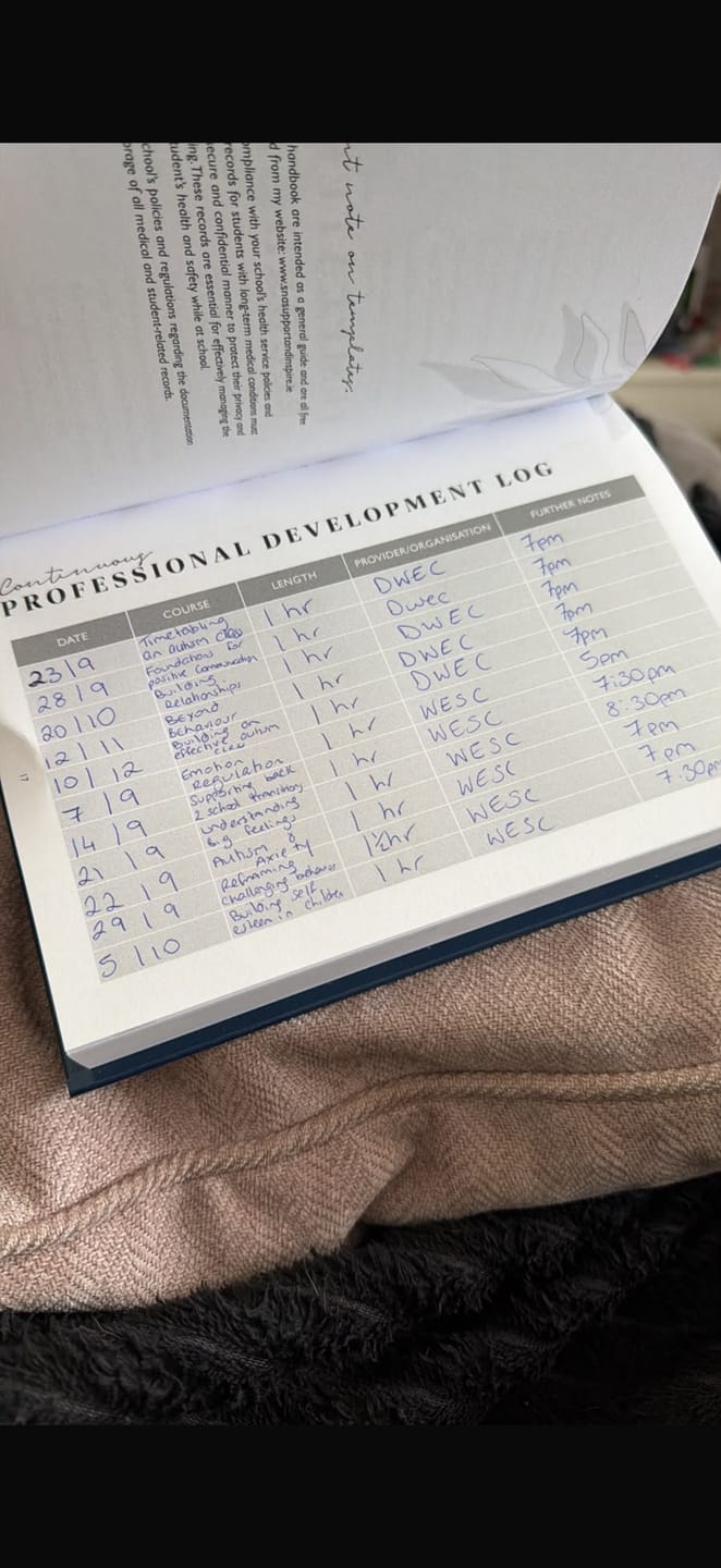 Customer photo review of SNA Schedule & Wellness Handbook 2026