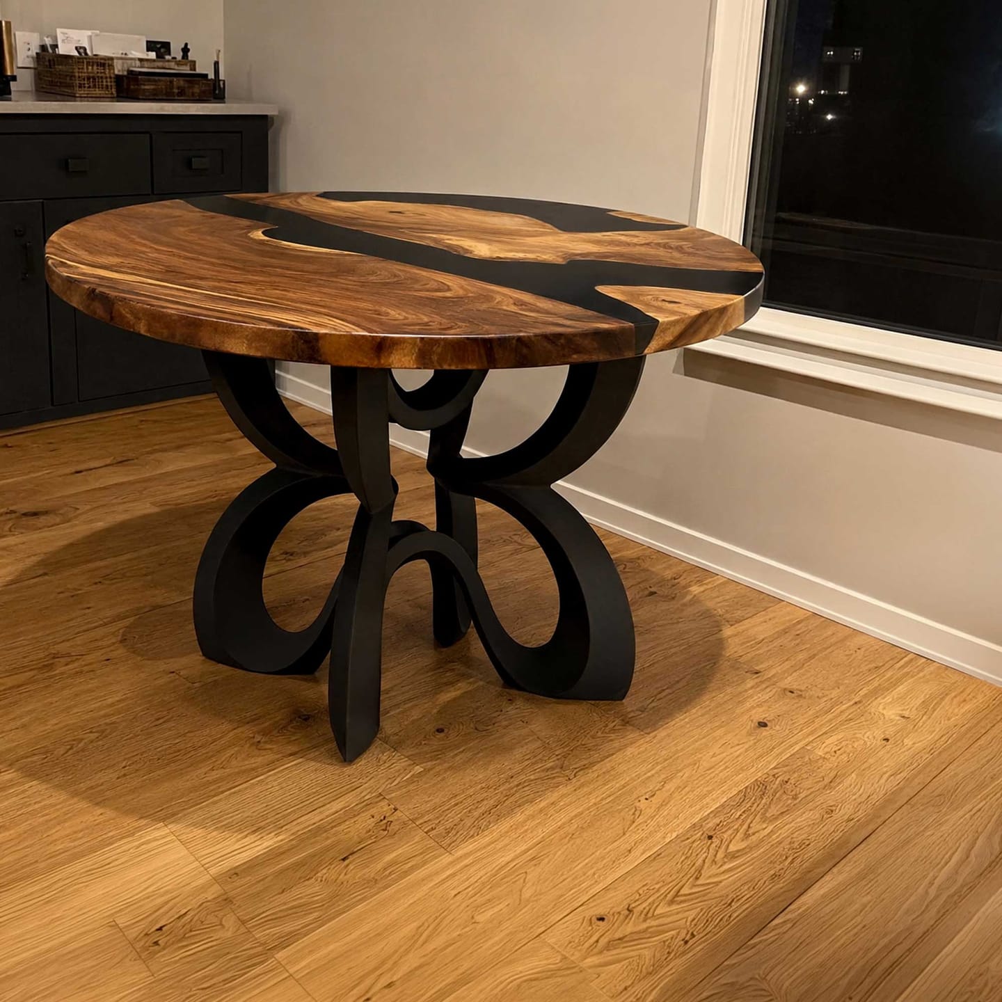 Customer photo review of Dining Table for Rustic Home Interiors - 520 Blosome