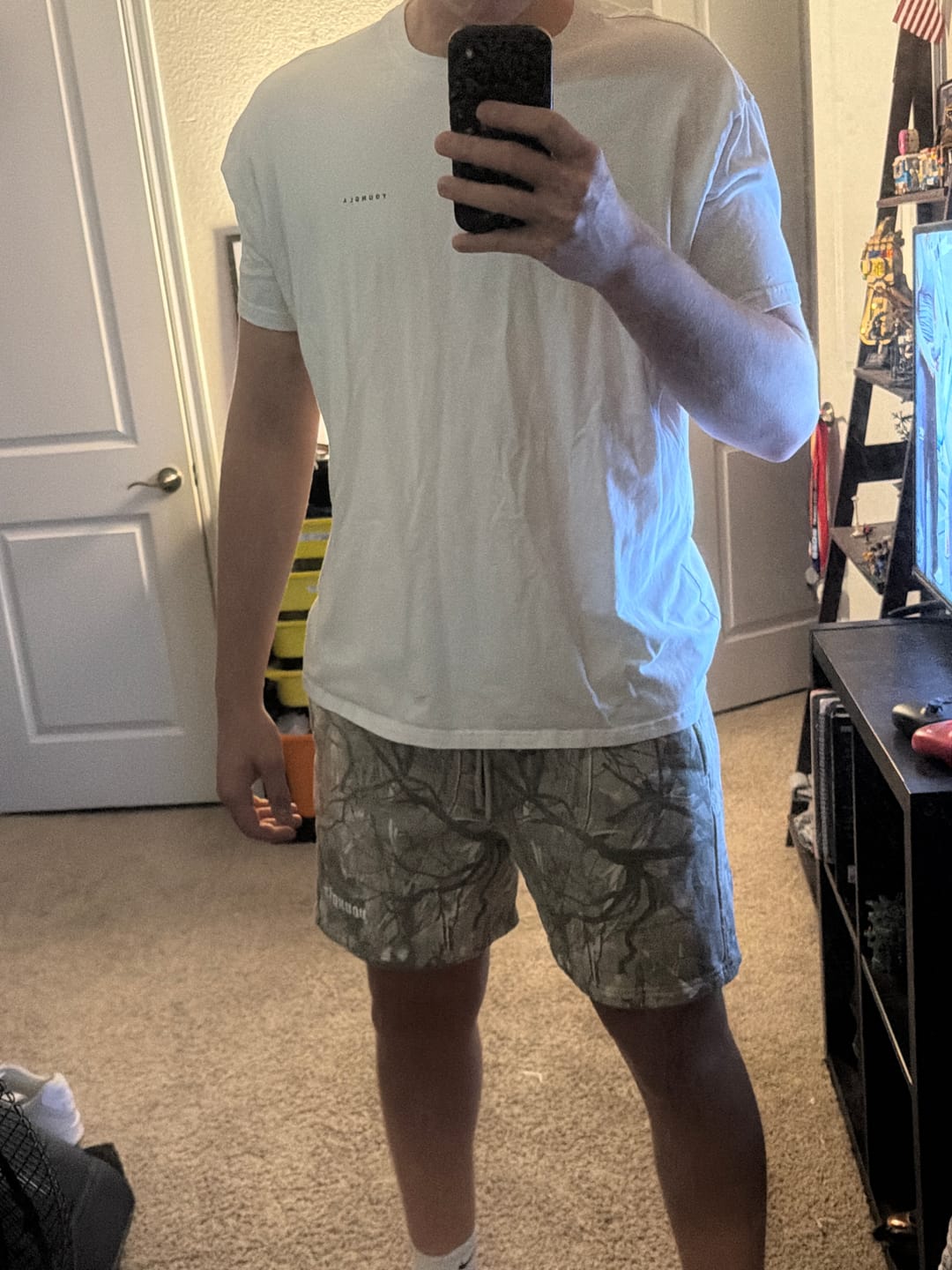 Customer photo review of 1118 - Tree Camo Cotton Shorts