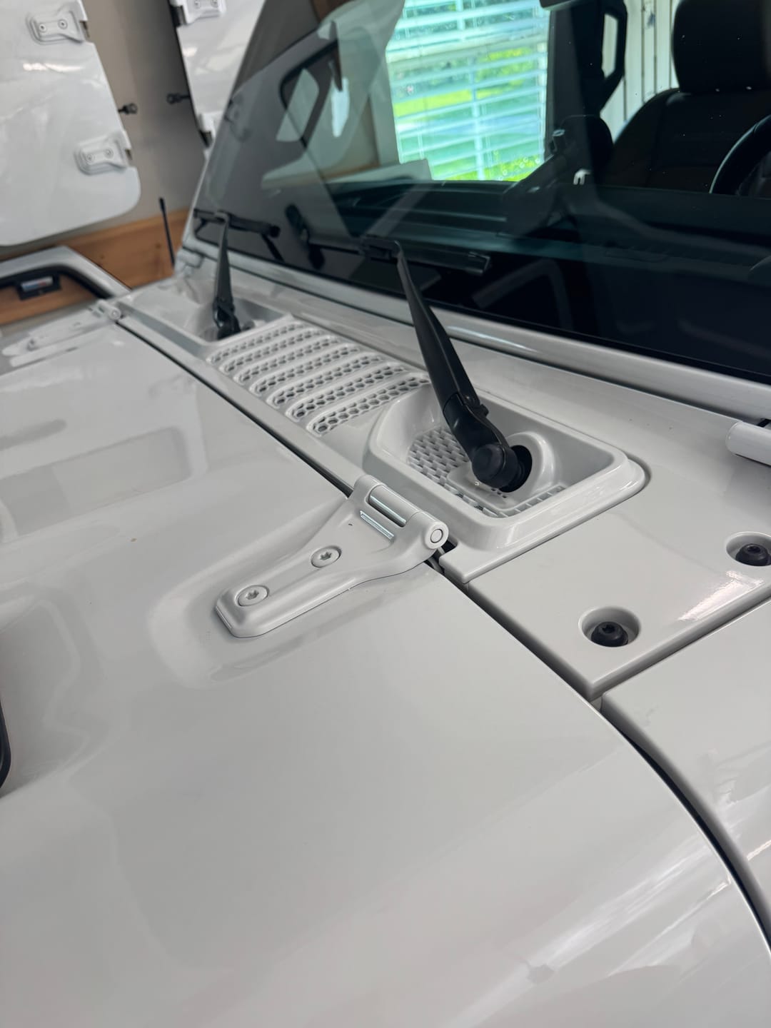 Customer photo review of Cowl Wiper Panel Painted OE Color (Fits JL/JT 2018-2026)