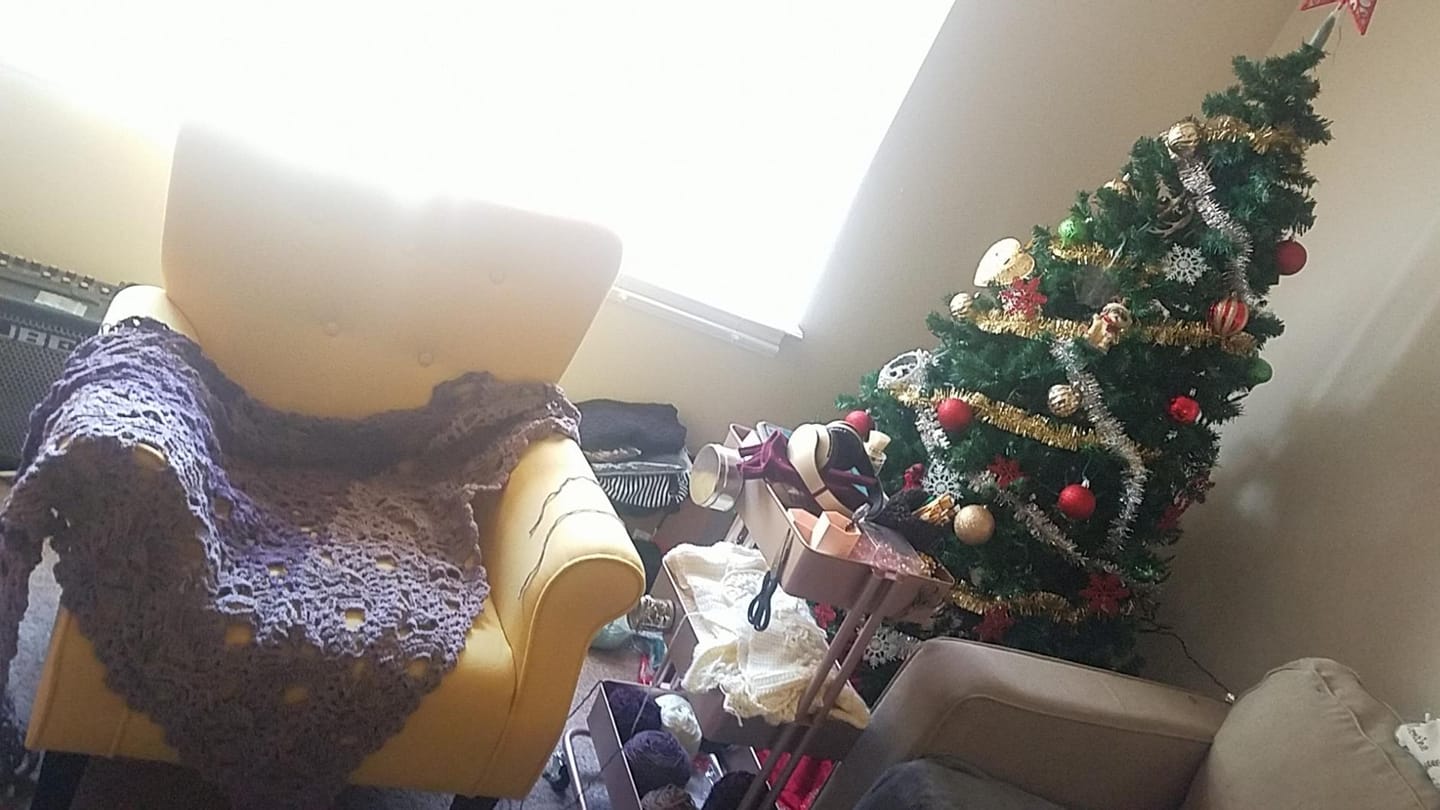 Customer photo review of Allston High Back Upholstered Accent Armchair
