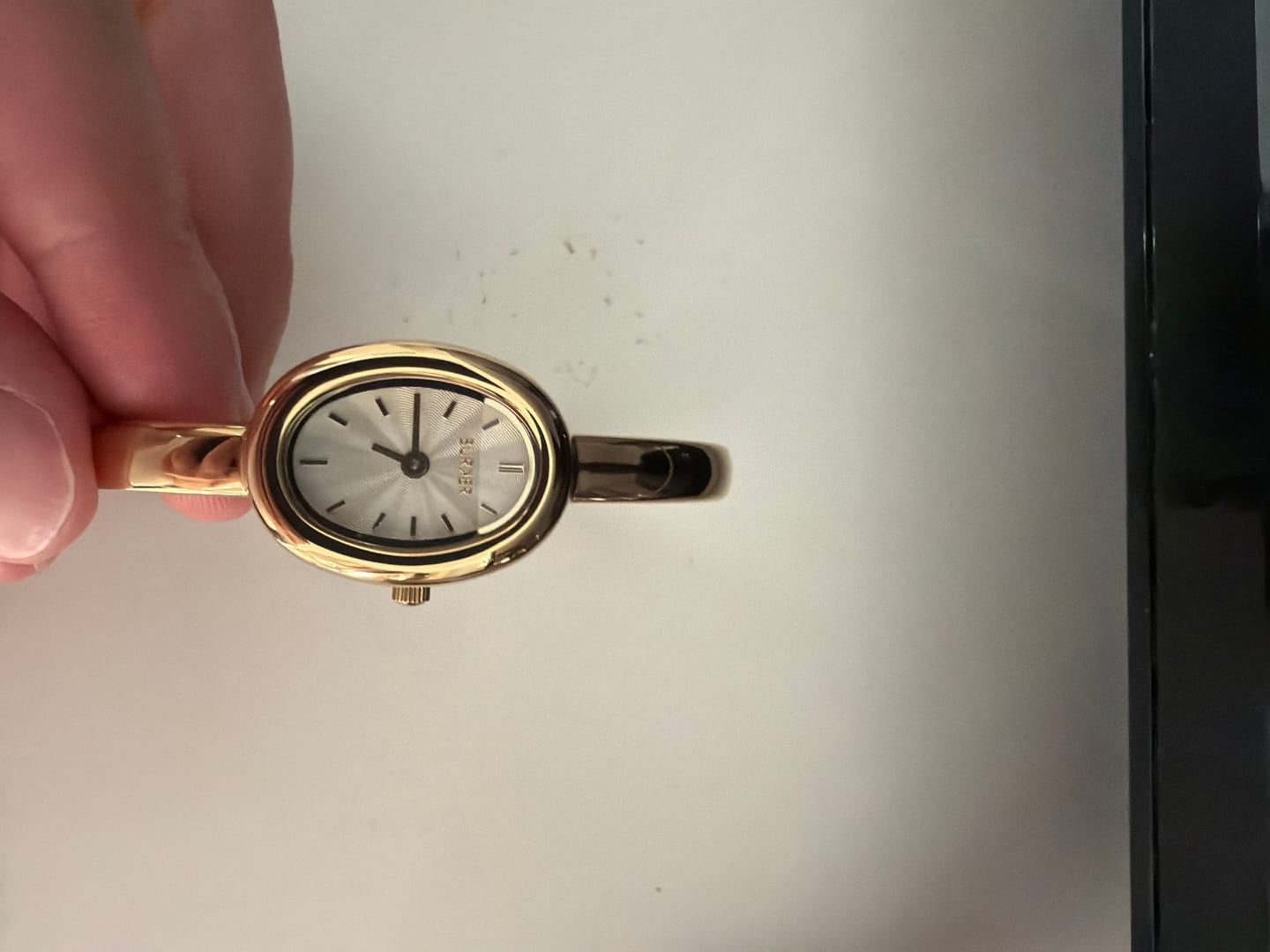 Customer photo review of Diana Petite Gold White