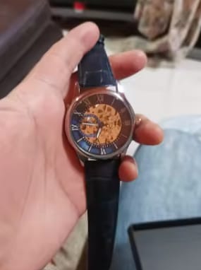 Customer photo review of Reloj Amox Skeleton Automático
