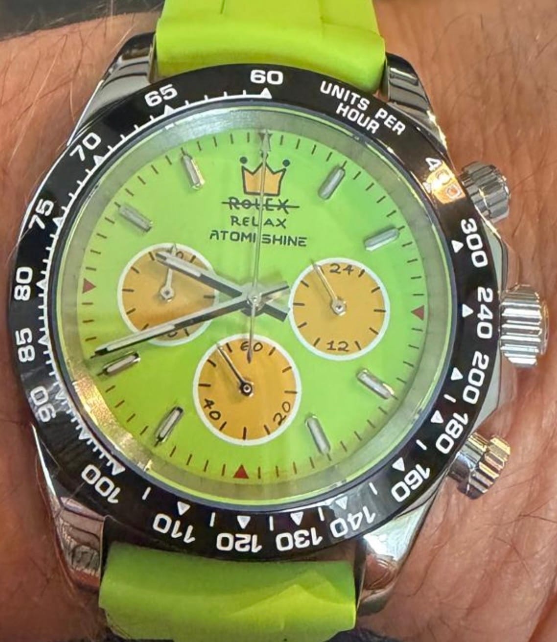 Customer photo review of VELOCIREX FLUORO WATCH