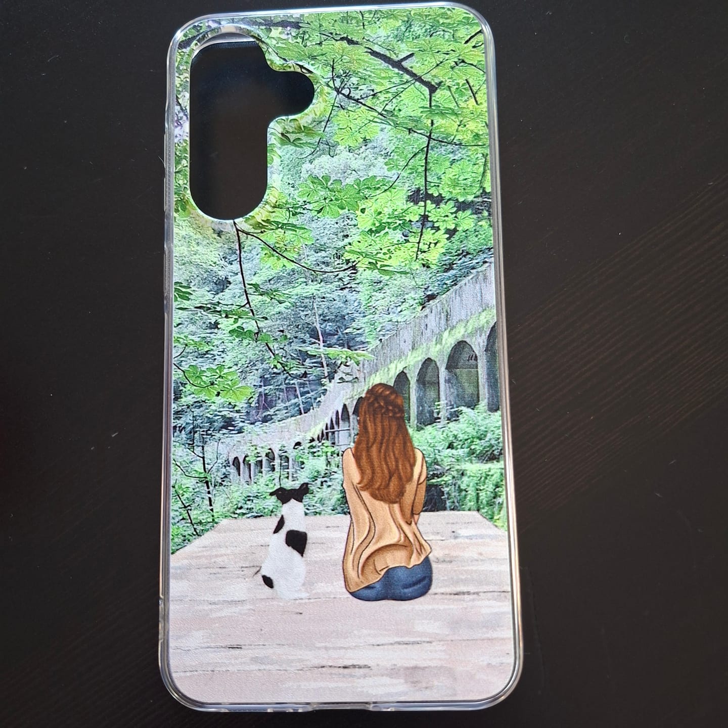 Customer photo review of Personalisierte Handyhülle - Unterwegs mit Haustier