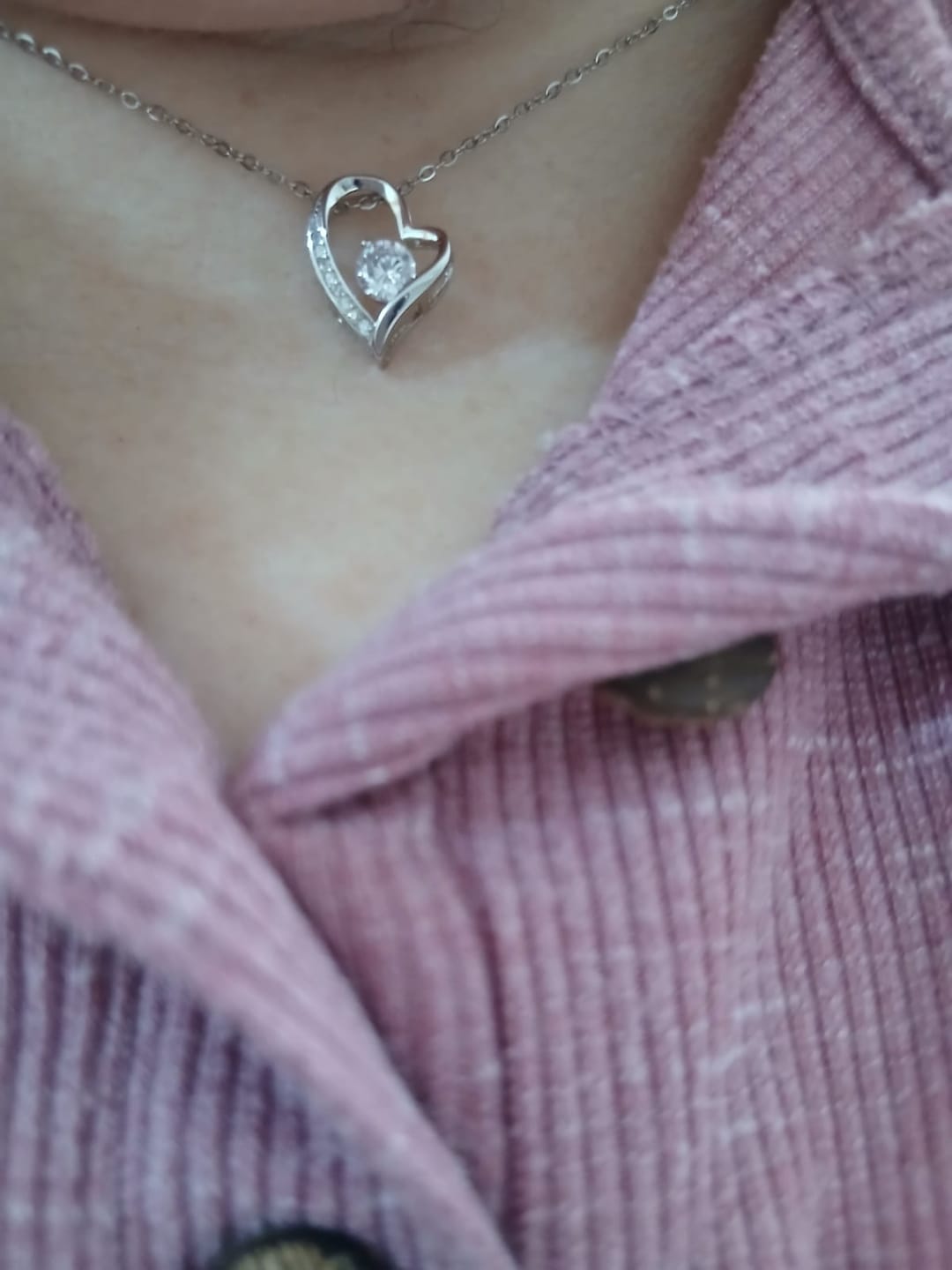 Customer photo review of מתנה לאישה - שרשרת לאישה עם ברכה והקדשה מרגשת